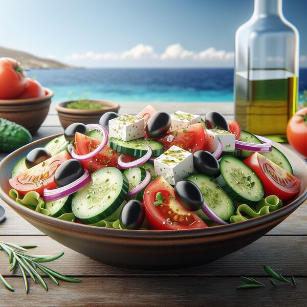  Griechischer Salat » Frische aus dem Mittelmeer