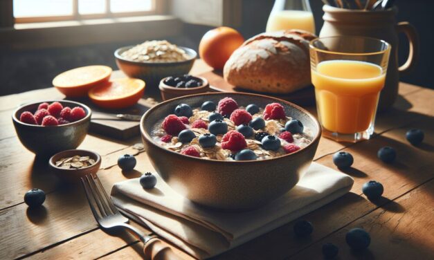 Frühstücks-Overnight Oats mit Beeren » Gesund und lecker ins morgendliche Leben