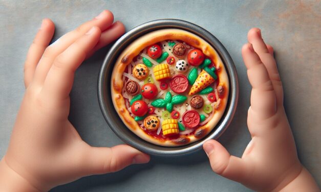 Kinderfreundliche Mini-Pizza aus dem Ofen » Pizza Spass für die Kleinen