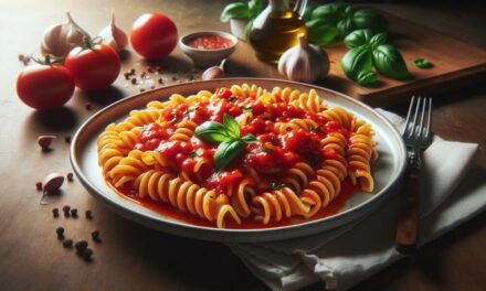 20-Minuten Pasta mit Tomatensauce » Blitzschnelle Pasta Freude