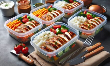 Hähnchen-Reis-Bowls für Meal Prep » Praktisch und lecker für die Woche