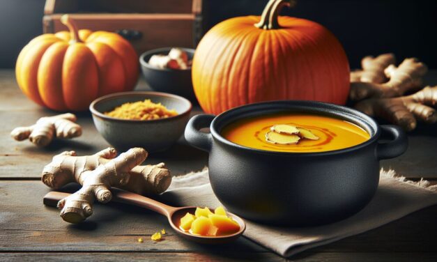 Kürbissuppe mit Ingwer » Herbstlicher Genuss im Topf