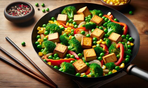 Veganes Tofu-Stir-Fry » Schnelles Tofu Glück